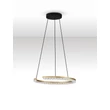 NovaLuce GREAMY függeszték fém, akril, arany, áttetsző, LED, 21W, 3000K, 1365 Lm - NL-9030952