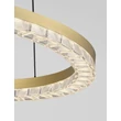 NovaLuce GREAMY függeszték fém, akril, arany, áttetsző, LED, 21W, 3000K, 1365 Lm - NL-9030952