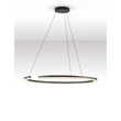 NovaLuce GREAMY függeszték fém, akril, fekete, áttetsző, LED, 43W, 3000K, 2795 Lm - NL-9030956