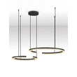 NovaLuce GREAMY függeszték fém, akril, fekete, áttetsző, LED, 49W, 3000K, 3668 Lm - NL-9030960