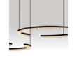 NovaLuce GREAMY függeszték fém, akril, fekete, áttetsző, LED, 49W, 3000K, 3668 Lm - NL-9030960