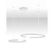 NovaLuce GREAMY függeszték fém, akril, fehér, áttetsző, LED, 49W, 3000K, 3668 Lm - NL-9030961