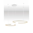 NovaLuce GREAMY függeszték fém, akril, fehér, áttetsző, LED, 49W, 3000K, 3668 Lm - NL-9030961
