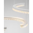 NovaLuce GREAMY függeszték fém, akril, fehér, áttetsző, LED, 49W, 3000K, 3668 Lm - NL-9030961