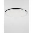 NovaLuce GREAMY mennyezet lámpa fém, akril, fekete, fehér, LED, 30W, 3000K, 1950 Lm - NL-9030965