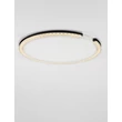 NovaLuce GREAMY mennyezet lámpa fém, akril, fekete, fehér, LED, 30W, 3000K, 1950 Lm - NL-9030965