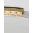 NovaLuce GREAMY mennyezet lámpa fém, akril, arany, fehér, LED, 30W, 3000K, 1950 Lm - NL-9030967