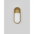 NovaLuce ARROW kültéri fali lámpa fém, műanyag, arany, fehér, LED, 9W, 562lm, 3000K, IP65 - NL-9050701