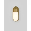 NovaLuce ARROW kültéri fali lámpa fém, műanyag, arany, fehér, LED, 9W, 562lm, 3000K, IP65 - NL-9050701