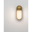 NovaLuce ARROW kültéri fali lámpa fém, műanyag, arany, fehér, LED, 9W, 562lm, 3000K, IP65 - NL-9050701