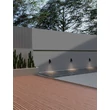 NovaLuce SOREN kültéri fali lámpa fém, fekete, LED, 3W, 144lm, 2700K, IP65 - NL-9050726