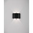 NovaLuce DUOMO kültéri fali lámpa fém, antracit, LED, 5W, 400lm, 3000K, IP54 - NL-9050729