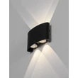 NovaLuce DUOMO kültéri fali lámpa fém, antracit, LED, 5W, 400lm, 3000K, IP54 - NL-9050729