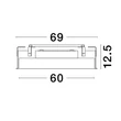 NovaLuce PERFECT beépíthető szpotlámpa fém, műanyag, fekete, fehér, LED, 2700K-6000K, 40W, 4490lm - 9058114