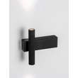 NovaLuce PARON fali lámpa fém, fekete, LED, 6W, 326lm, 3000K - NL-9060240