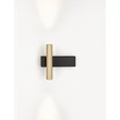 NovaLuce PARON fali lámpa fém, fekete, arany, LED, 6W, 326lm, 3000K - NL-9060242