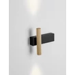 NovaLuce PARON fali lámpa fém, fekete, arany, LED, 6W, 326lm, 3000K - NL-9060242