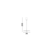 NovaLuce LOPO függeszték fém, fekete, LED, 8W, 792lm, 3000K - NL-9060254