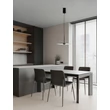 NovaLuce MIRA függeszték fém, fekete, LED, 8W, 689lm, 3000K - NL-9060255