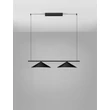 NovaLuce LUI függeszték fém, fekete, LED, 24W, 1841lm, 3000K - NL-9060256