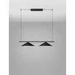 NovaLuce LUI függeszték fém, fekete, LED, 24W, 1841lm, 3000K - NL-9060256