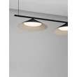NovaLuce LUI függeszték fém, fekete, LED, 24W, 1841lm, 3000K - NL-9060256