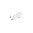 NovaLuce PABLO fali lámpa fém, fehér, LED, 12W, 853lm, 3000K - NL-9060258
