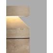 NovaLuce BALMA kültéri állólámpa márvány, bézs, LED, 21W, 981lm, 3000K, IP65 - NL-9080141