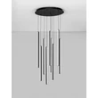 NovaLuce GRATTA függeszték fém, fekete, LED, 48W, 1920lm, 3200K - NL-9081804