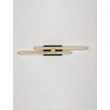 NovaLuce AMICA fali lámpa fém, fekete, arany, LED, 12W, 510lm, 3200K - NL-9081808