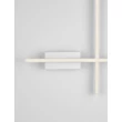 NovaLuce QUAM fali lámpa fém, fehér, LED, 14W, 652lm, 3200K - NL-9081815