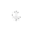 NovaLuce ALIS függeszték fém, fekete, LED, 47W, 1180lm, 3200K - NL-9081817