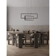 NovaLuce ALIS függeszték fém, fekete, LED, 47W, 1180lm, 3200K - NL-9081817
