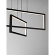NovaLuce ALIS függeszték fém, fekete, LED, 47W, 1180lm, 3200K - NL-9081817