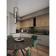 NovaLuce ALIS függeszték fém, fekete, LED, 37W, 925lm, 3000K - NL-9081818