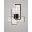NovaLuce ALIS mennyezet lámpa fém, akril, fekete, fehér, LED, 48W, 2200lm, 3200K - NL-9081822