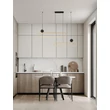 NovaLuce LIAISE függeszték fém, fekete, arany, LED, 49W, 2060lm, 3200K - NL-9081827