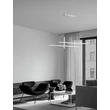 NovaLuce ANTAMA függeszték fém, fehér, LED, 40W, 1200lm, 3200K - NL-9081831