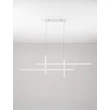 NovaLuce ANTAMA függeszték fém, fehér, LED, 40W, 1200lm, 3200K - NL-9081831