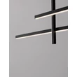 NovaLuce ANTAMA függeszték fém, fekete, LED, 40W, 1200lm, 3200K - NL-9081832
