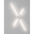 NovaLuce AKRO fali lámpa fém, fehér, LED, 16W, 719lm, 2700K-3000K-4000K - NL-9088117