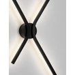 NovaLuce AKRO fali lámpa fém, fekete, LED, 16W, 719lm, 2700K-3000K-4000K - NL-9088118