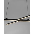 NovaLuce AKRO függeszték fém, fekete, LED, 41W, 2253lm, 2700K-3000K-4000K - NL-9088119