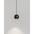 NovaLuce NOTIC beépíthető függeszték fém, fekete, LED, 7W, 3000K, 455 Lm - NL-9088162