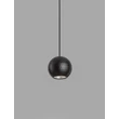 NovaLuce NOTIC beépíthető függeszték fém, fekete, LED, 7W, 3000K, 455 Lm - NL-9088162