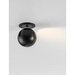 NovaLuce NOTIC beépíthető szpotlámpa fém, fekete, LED, 7W, 3000K, 455 Lm - NL-9088181