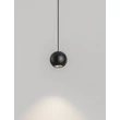 NovaLuce NOTIC beépíthető függeszték fém, fekete, LED, 7W, 3000K, 455 Lm - NL-9088183
