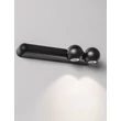 NovaLuce NOTIC szpot lámpa fém, fekete, LED, 14W, 2700K, 910 Lm - NL-9088187