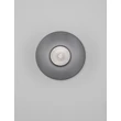 NovaLuce ESTI fali lámpa fém, üveg, nikkel, szürke, 7W, LED, 3000K, 180 Lm - NL-9088200