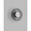 NovaLuce ESTI fali lámpa fém, üveg, nikkel, szürke, 7W, LED, 3000K, 180 Lm - NL-9088200
